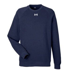 1379755 Under Armour Navy Rival Fleece Crew